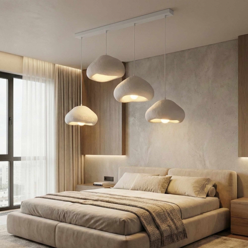 Brilagi - Полилей на кабел WABI SABI 4xE27/40W/230V бяла