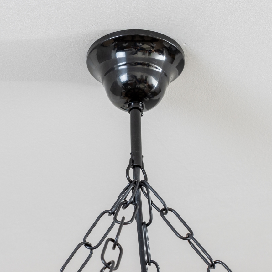 Brilagi - Полилей с верига ROATA 8xE14/40W/230V диам. 70 см бук/орех