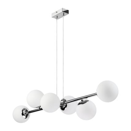 Brilagi - Полилей с кабел MALONY 6xE14/20W/230V блестящ хром