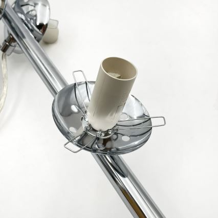 Brilagi - Полилей с кабел MALONY 6xE14/20W/230V блестящ хром