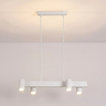 Brilagi - Полилей с кабелно окачване SELE 4xGU10/30W/230V бял