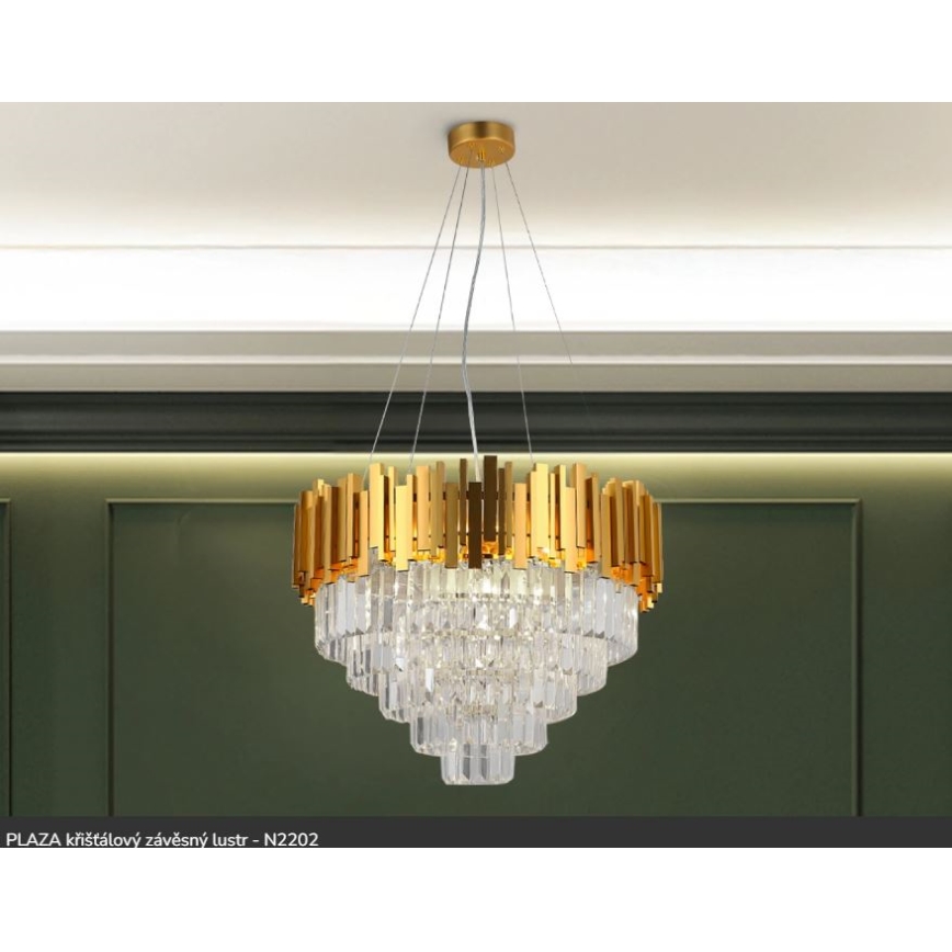 Brilagi - Полилей с кабелно окачване PLAZA 9xE14/40W/230V