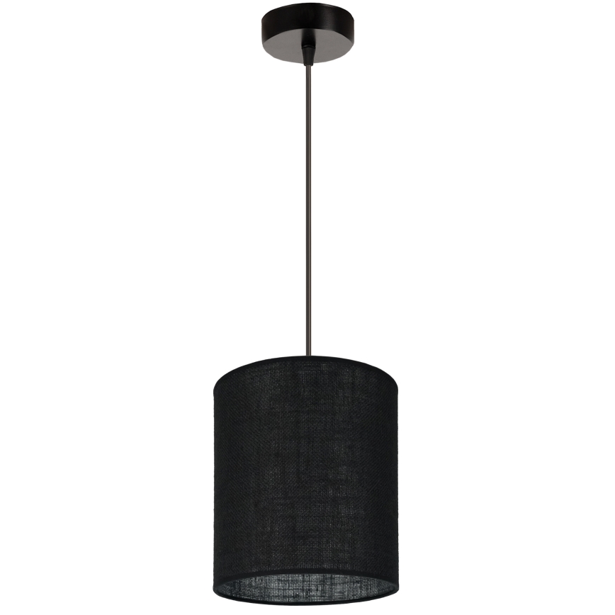 Brilagi - Полилей на кабел TUBES 1xE27/15W/230V Ø 20 см черен