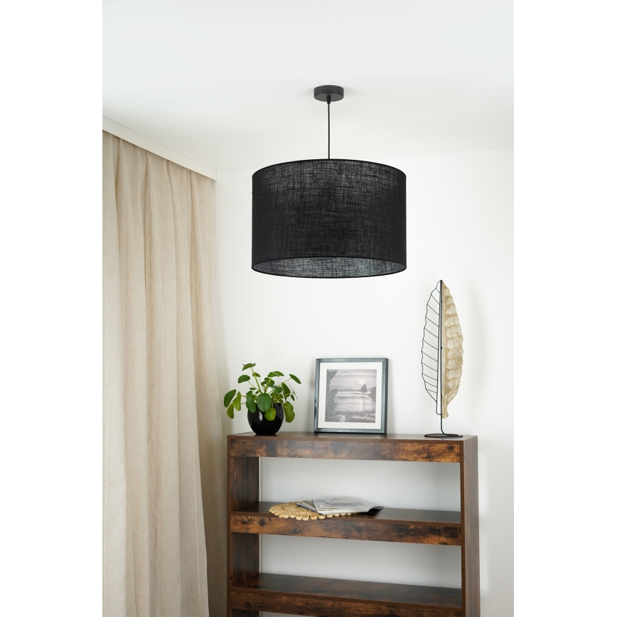 Brilagi - Полилей на кабел TUBES ROLLER 1xE27/15W/230V диаметър 50 см черен