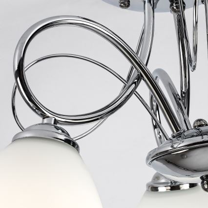 Brilagi - Полилей за директен монтаж FRED 3xE27/60W/230V, диаметър 59 см, лъскав хром
