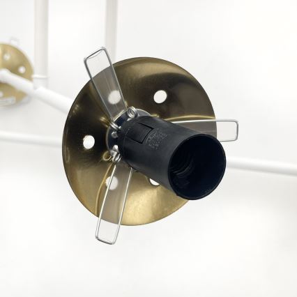 Brilagi - Полилей за монтаж на тавана MALIVA 4xE14/15W/230V златисто/бяло