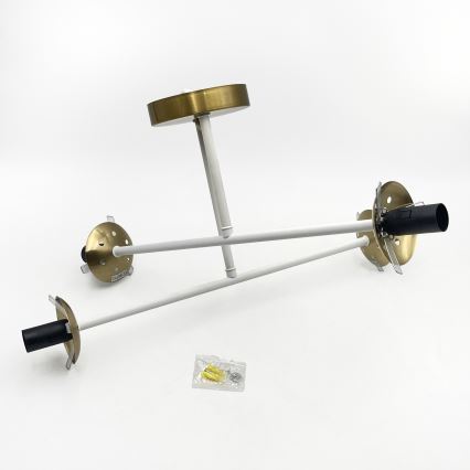 Brilagi - Полилей за монтаж на тавана MALIVA 4xE14/15W/230V златисто/бяло