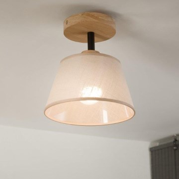 Brilagi - Полилей за повърхностен монтаж ANTHONY 1xE14/60W/230V дъб/бежов