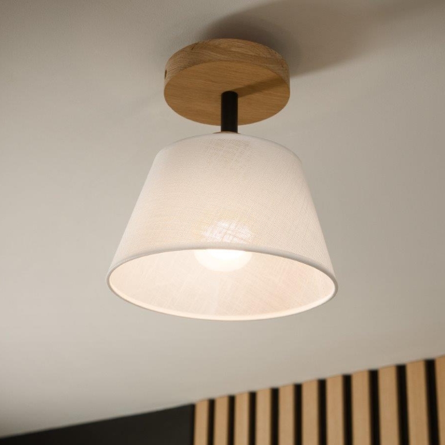 Brilagi - Полилей за повърхностен монтаж ANTHONY 1xE14/60W/230V дъб/бял