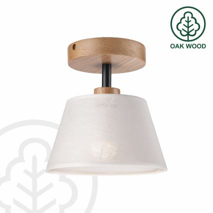 Brilagi - Полилей за повърхностен монтаж ANTHONY 1xE14/60W/230V дъб/бял