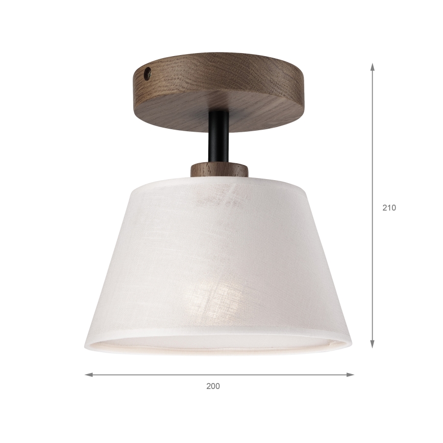 Brilagi - Полилей за повърхностен монтаж ANTHONY 1xE14/60W/230V дъб/бял
