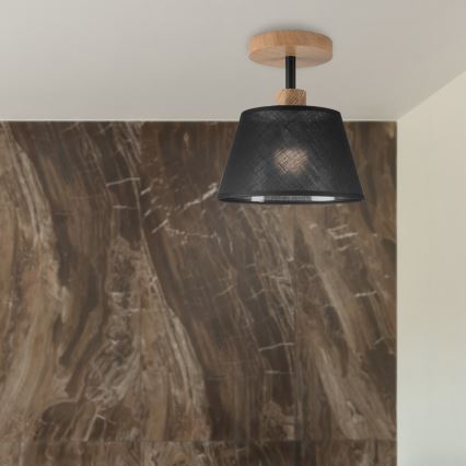 Brilagi - Полилей за повърхностен монтаж ANTHONY 1xE14/60W/230V дъб/черен