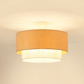 Brilagi - Полилей за повърхностен монтаж ARIZONA BOHO 1xE27/15W/230V Ø 45 см кремав/бежов