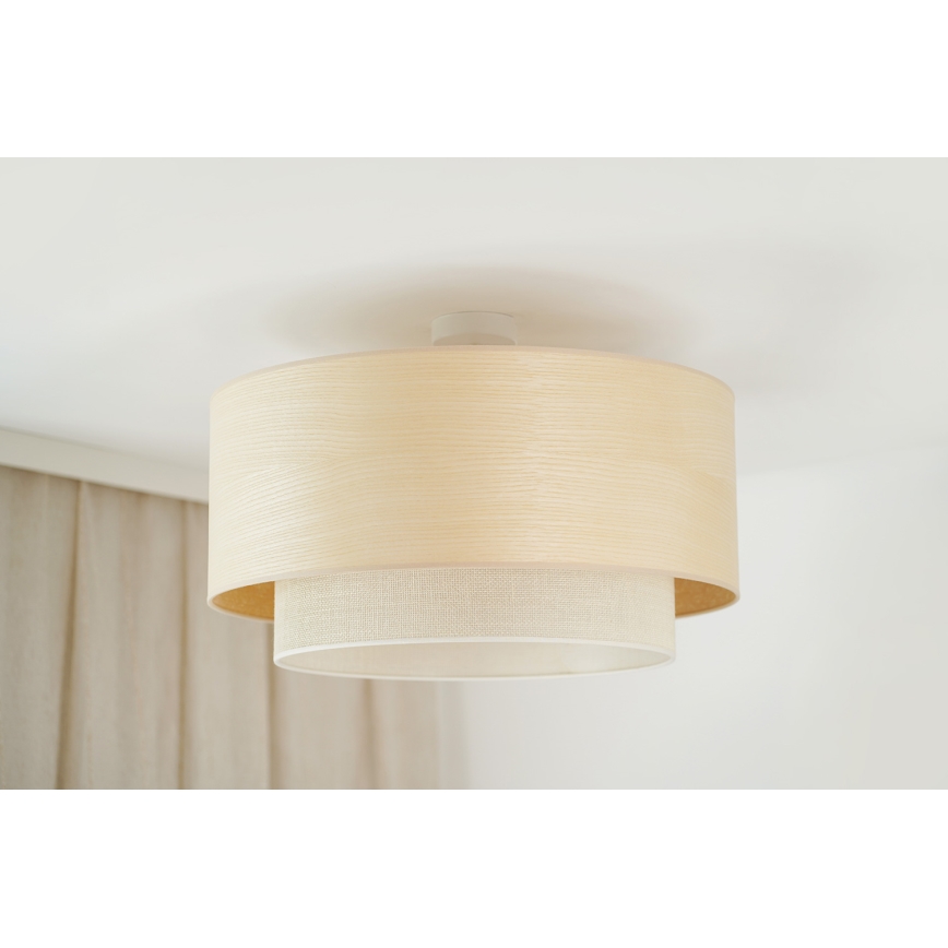 Brilagi - Полилей за повърхностен монтаж ARIZONA BOHO 1xE27/15W/230V Ø 60 см бежов