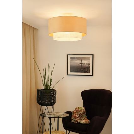 Brilagi - Полилей за повърхностен монтаж ARIZONA BOHO 1xE27/15W/230V Ø 60 см бежов