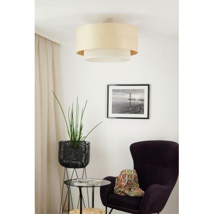 Brilagi - Полилей за повърхностен монтаж ARIZONA BOHO 1xE27/15W/230V Ø 60 см бежов