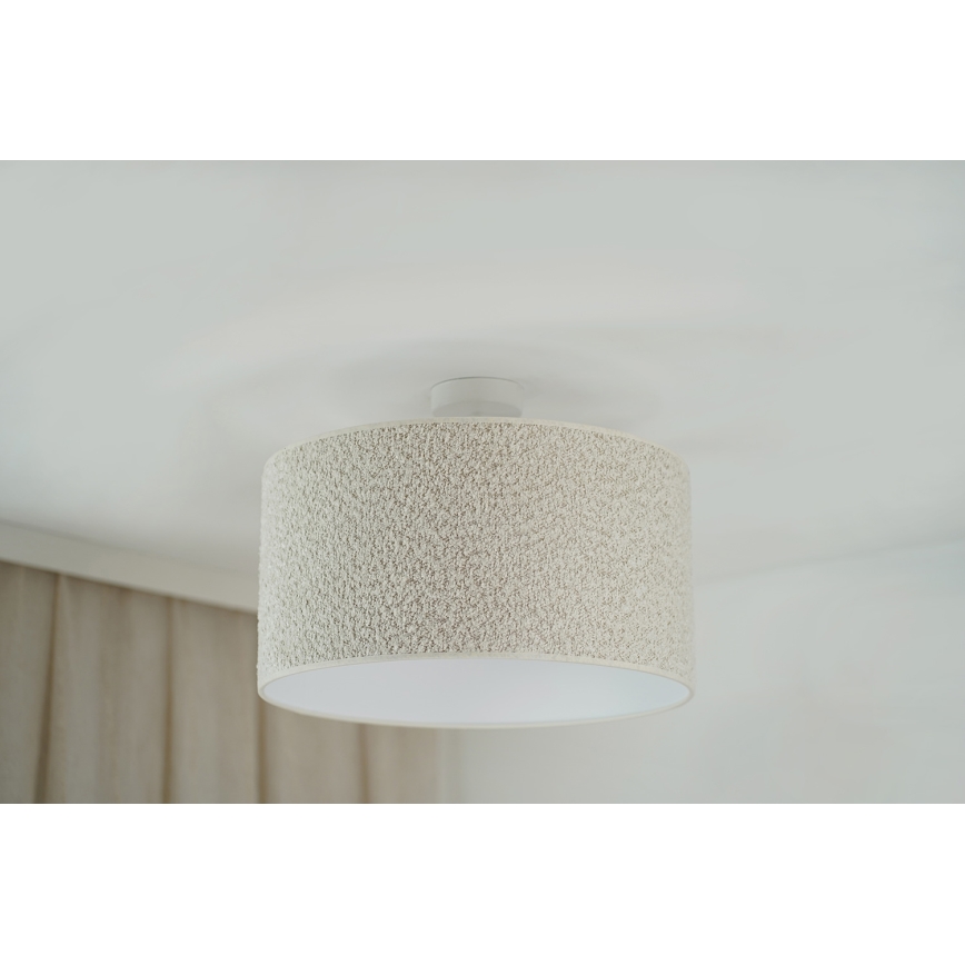 Brilagi - Полилей за повърхностен монтаж BOUCLE ROLLER 1xE27/15W/230V Ø 45 см кремав