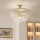 Brilagi - Полилей за повърхностен монтаж CRYSTAL 5xE14/40W/230V златист