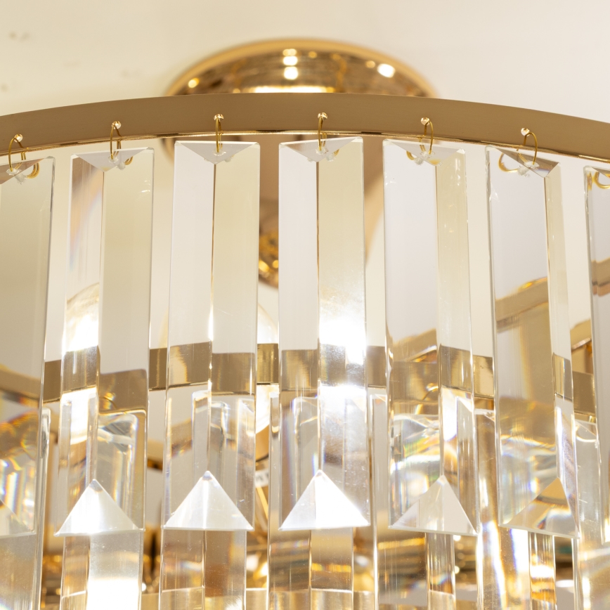 Brilagi - Полилей за повърхностен монтаж CRYSTAL 5xE14/40W/230V златист
