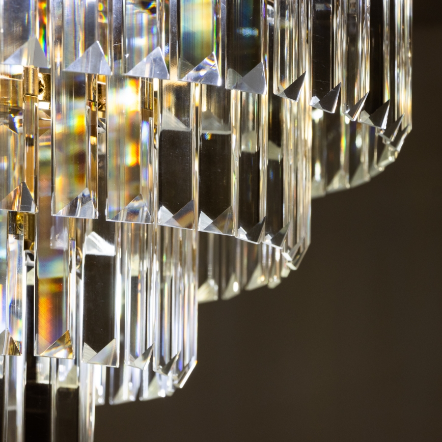 Brilagi - Полилей за повърхностен монтаж CRYSTAL 5xE14/40W/230V златист