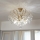 Brilagi - Полилей за повърхностен монтаж CRYSTAL 6xE14/60W/230V златист
