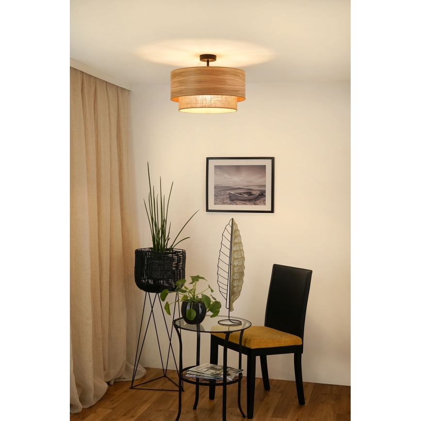 Brilagi - Полилей за повърхностен монтаж MONTANA BOHO 1xE27/15W/230V Ø 45 см кафяв