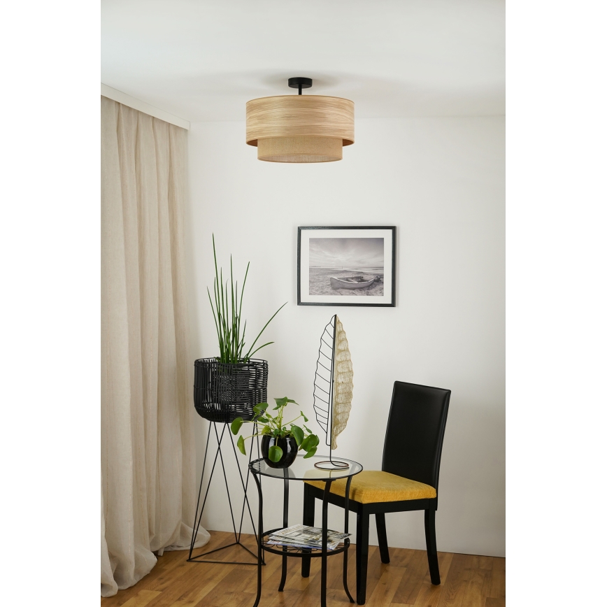 Brilagi - Полилей за повърхностен монтаж MONTANA BOHO 1xE27/15W/230V Ø 45 см кафяв