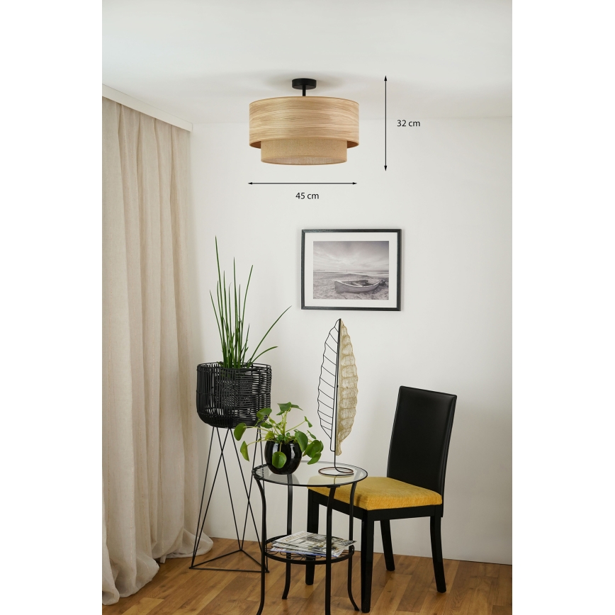 Brilagi - Полилей за повърхностен монтаж MONTANA BOHO 1xE27/15W/230V Ø 45 см кафяв