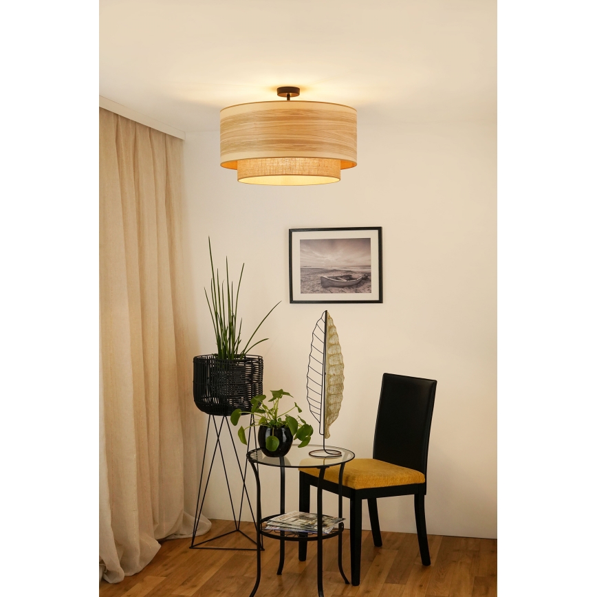 Brilagi - Полилей за повърхностен монтаж MONTANA BOHO 1xE27/15W/230V Ø 60 см кафяв