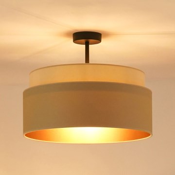 Brilagi - Полилей за повърхностен монтаж OREGON VEGE 1xE27/15W/230V Ø 45 см бежов