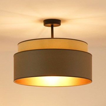 Brilagi - Полилей за повърхностен монтаж OREGON VEGE 1xE27/15W/230V Ø 45 см сив