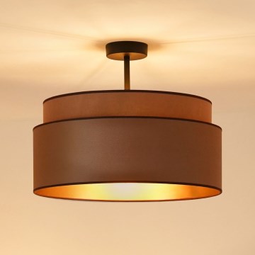 Brilagi - Полилей за повърхностен монтаж OREGON VEGE 1xE27/15W/230V Ø 45 см кафяв