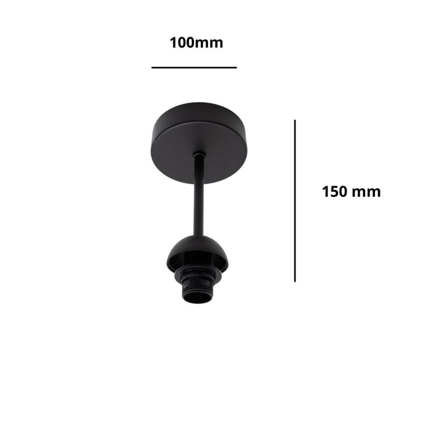 BRILAGI - Полилей за повърхностен монтаж PARTY 1xE14/60W/230V черен