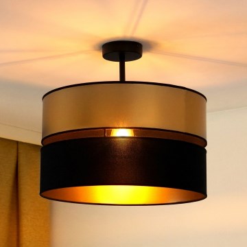 Brilagi - Полилей за повърхностен монтаж ROYAL 1xE27/15W/230V Ø 40 см черен/златист