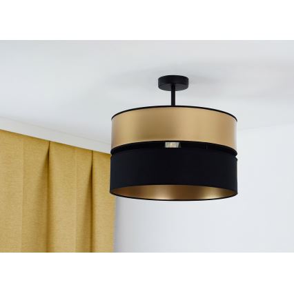 Brilagi - Полилей за повърхностен монтаж ROYAL 1xE27/15W/230V Ø 40 см черен/златист