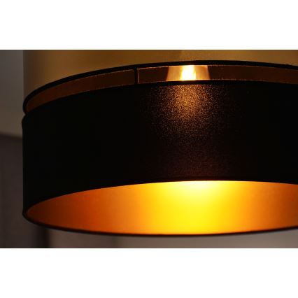 Brilagi - Полилей за повърхностен монтаж ROYAL 1xE27/15W/230V Ø 40 см черен/златист