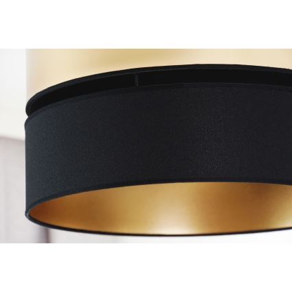 Brilagi - Полилей за повърхностен монтаж ROYAL 1xE27/15W/230V Ø 40 см черен/златист