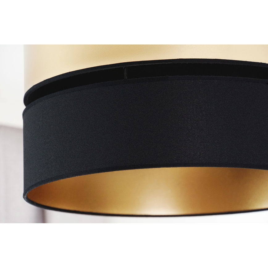 Brilagi - Полилей за повърхностен монтаж ROYAL 1xE27/15W/230V Ø 40 см черен/златист