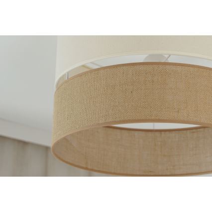 Brilagi - Полилей за повърхностен монтаж ROYAL YUTE 1xE27/15W/230V Ø 40 см бежов/кремав