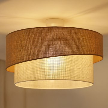 Brilagi - Полилей за повърхностен монтаж SHINE 1xE27/15W/230V Ø 50 см бежов/кремав