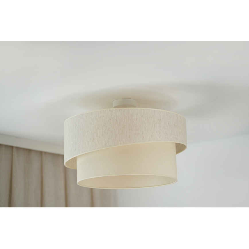 Brilagi - Полилей за повърхностен монтаж SHINE 1xE27/15W/230V Ø 50 см кремав