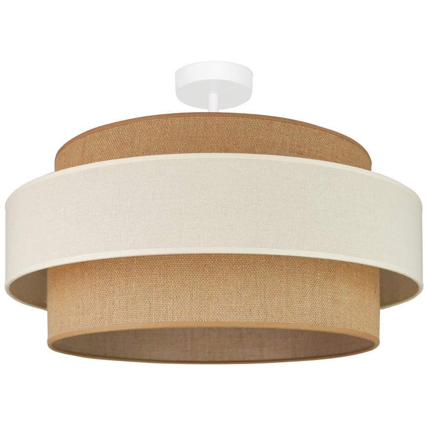 Brilagi - Полилей за повърхностен монтаж SPACE LIGHT 1xE27/15W/230V Ø 50 см бежов/кремав