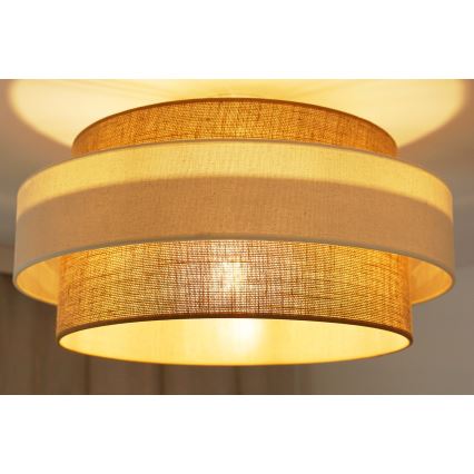 Brilagi - Полилей за повърхностен монтаж SPACE LIGHT 1xE27/15W/230V Ø 50 см бежов/кремав