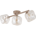 Brilagi - Полилей за повърхностен монтаж VULCANO 3xG9/8W/230V бежов/димчато бежов
