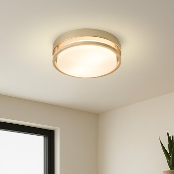 Brilagi - Потолочно осветително тяло ORINO 2xE27/40W/230V Ø 27 см златисто/дъб