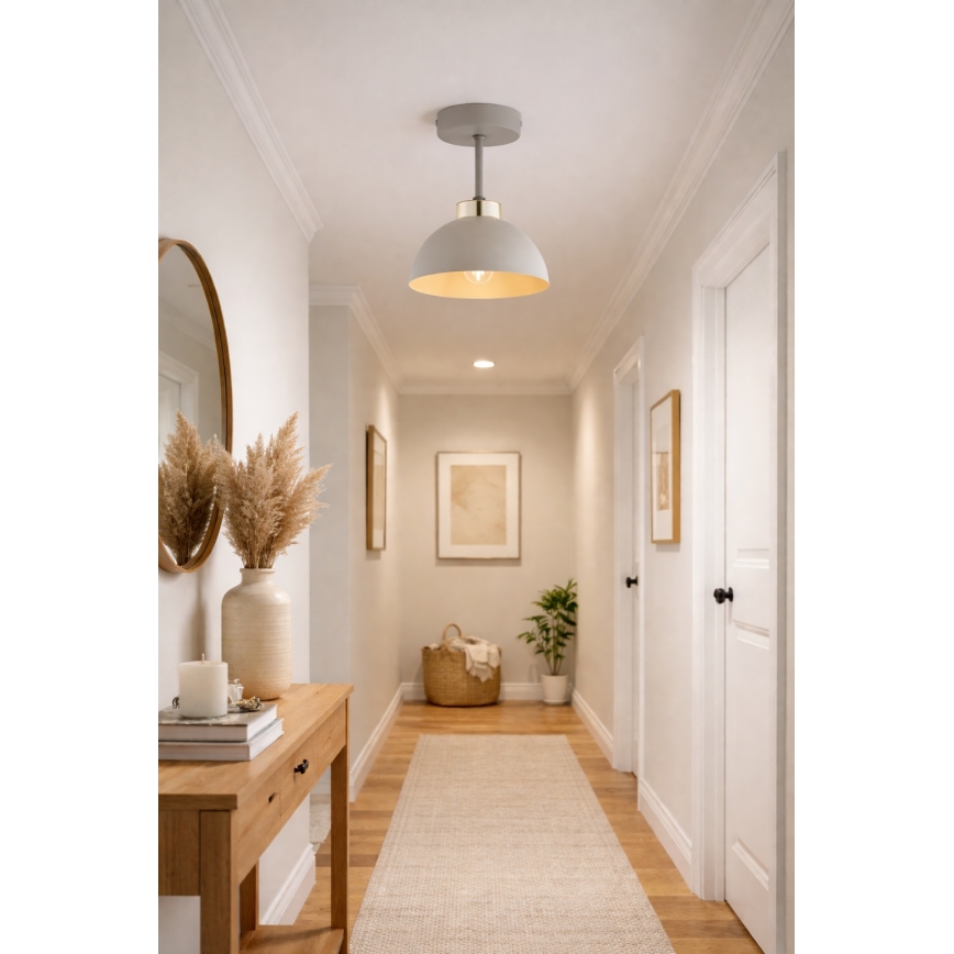 Brilagi - Повърхностно монтиран полилей 1xE27/60W/230V бежов/златист