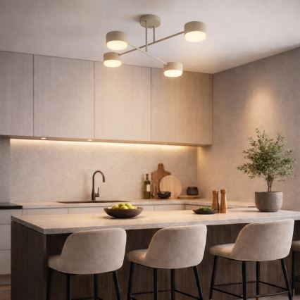 Brilagi - Повърхностно монтиран полилей 4xGX53/12W/230V черен