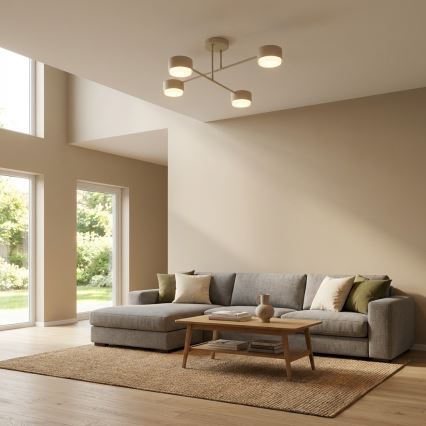 Brilagi - Повърхностно монтиран полилей 4xGX53/12W/230V черен