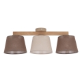 Brilagi - Повърхностно монтиран полилей LATTE SABIA 3xE27/15W/230V бор/микс
