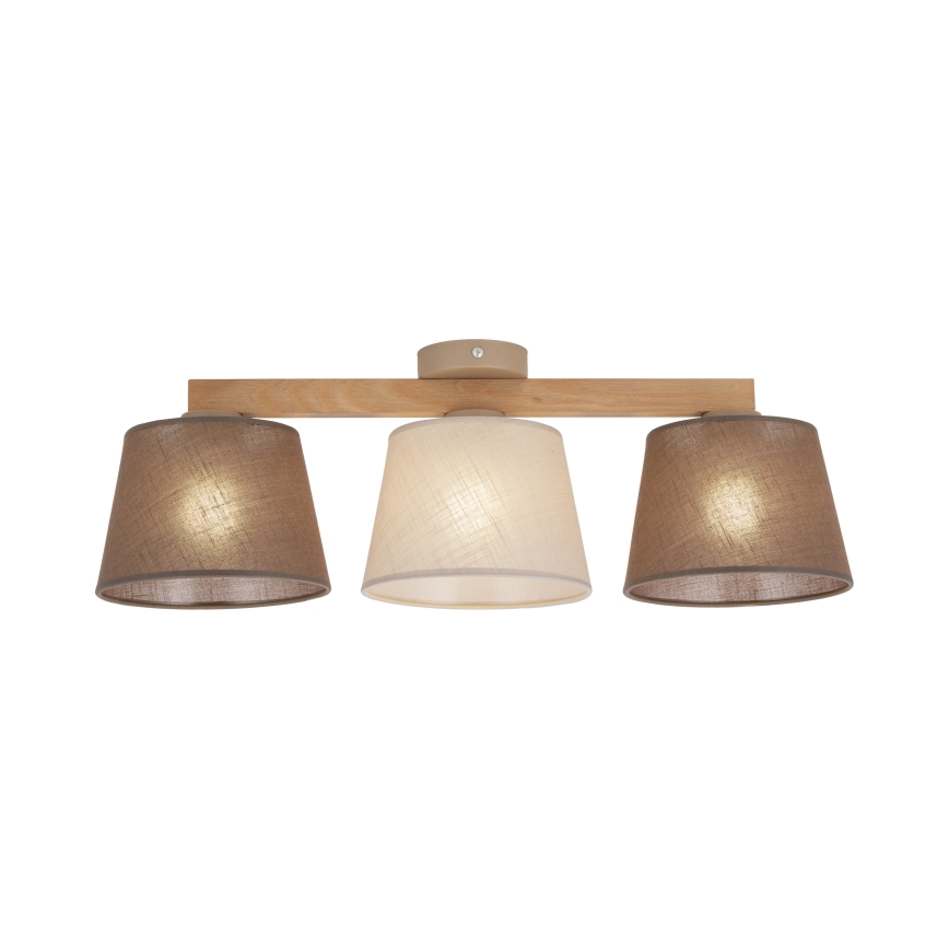 Brilagi - Повърхностно монтиран полилей LATTE SABIA 3xE27/15W/230V бор/микс